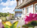 Westterrasse mit Strandkorb